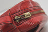 Authentic Louis Vuitton Epi Jeune Fille Shoulder Cross Bag Red M52157 LV 7888I