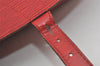 Authentic Louis Vuitton Epi Jeune Fille Shoulder Cross Bag Red M52157 LV 7888I