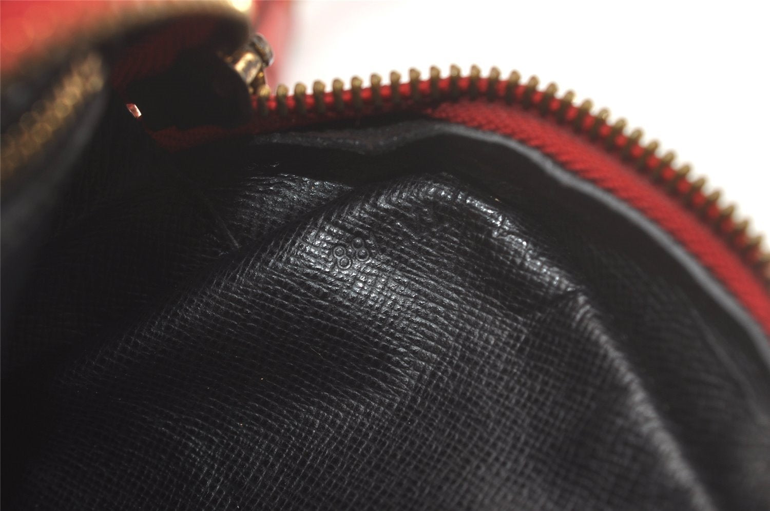 Authentic Louis Vuitton Epi Jeune Fille Shoulder Cross Bag Red M52157 LV 7888I