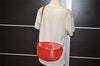 Authentic Louis Vuitton Epi Jeune Fille Shoulder Cross Bag Red M52157 LV 7888I