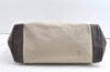 Authentic GUCCI Craft Shoulder Tote Bag Canvas Leather 247209 Beige 7889J