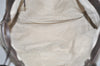 Authentic GUCCI Craft Shoulder Tote Bag Canvas Leather 247209 Beige 7889J