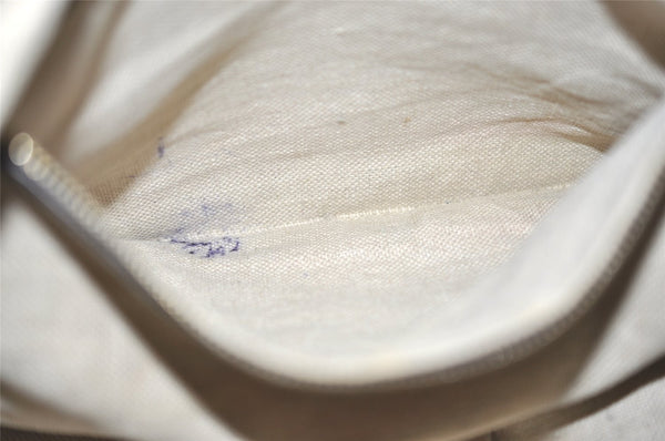 Authentic GUCCI Craft Shoulder Tote Bag Canvas Leather 247209 Beige 7889J