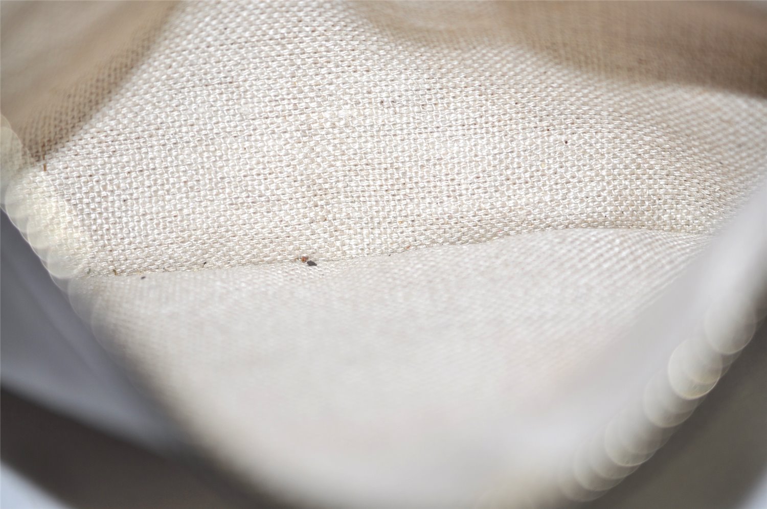 Authentic GUCCI Craft Shoulder Tote Bag Canvas Leather 247209 Beige 7889J