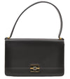 Authentic Christian Dior Shoulder Hand Bag Purse Leather Dark Brown CD 7890I