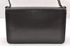 Authentic Christian Dior Shoulder Hand Bag Purse Leather Dark Brown CD 7890I