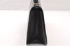 Authentic Christian Dior Shoulder Hand Bag Purse Leather Dark Brown CD 7890I