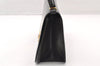Authentic Christian Dior Shoulder Hand Bag Purse Leather Dark Brown CD 7890I