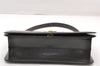 Authentic Christian Dior Shoulder Hand Bag Purse Leather Dark Brown CD 7890I