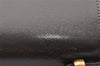 Authentic Christian Dior Shoulder Hand Bag Purse Leather Dark Brown CD 7890I