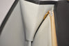 Authentic Christian Dior Shoulder Hand Bag Purse Leather Dark Brown CD 7890I