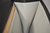 Authentic Christian Dior Shoulder Hand Bag Purse Leather Dark Brown CD 7890I