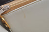 Authentic Christian Dior Shoulder Hand Bag Purse Leather Dark Brown CD 7890I