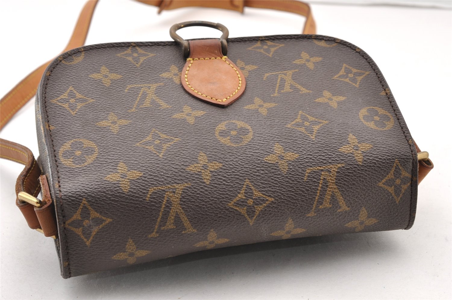 Authentic Louis Vuitton Monogram Saint Cloud MM M51243 Shoulder Cross Bag 7891I