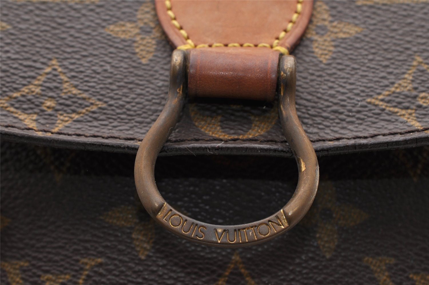 Authentic Louis Vuitton Monogram Saint Cloud MM M51243 Shoulder Cross Bag 7891I