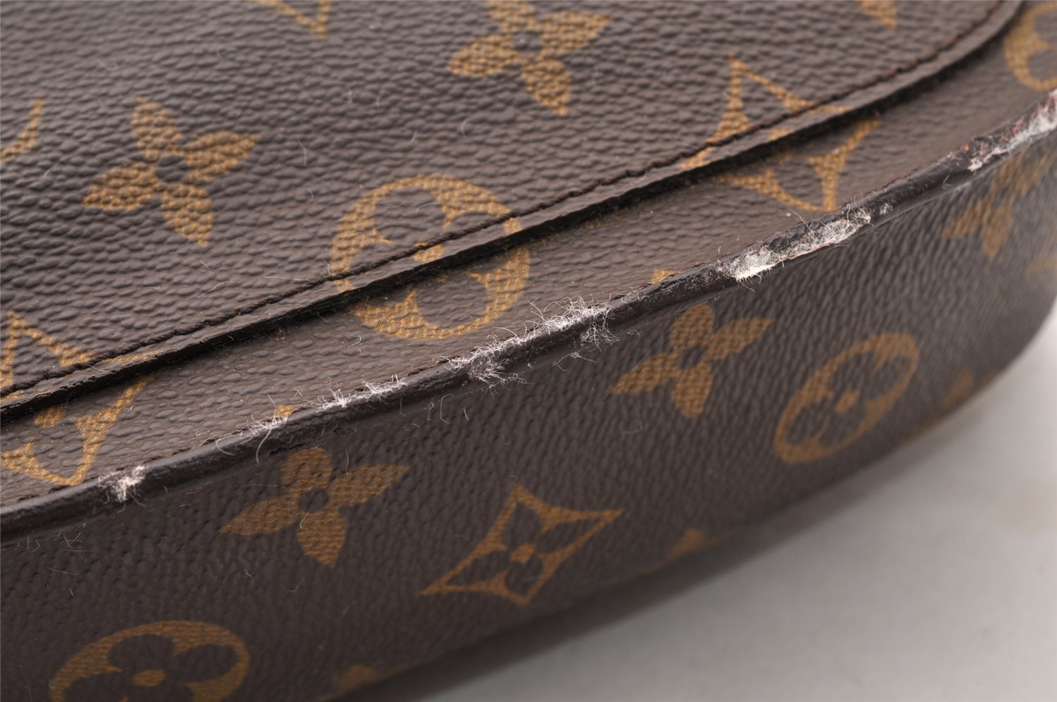 Authentic Louis Vuitton Monogram Saint Cloud MM M51243 Shoulder Cross Bag 7891I