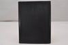 Authentic CHANEL Caviar Skin CoCo Mark Notebook Cover Purse Black Box 7893I