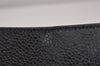 Authentic CHANEL Caviar Skin CoCo Mark Notebook Cover Purse Black Box 7893I