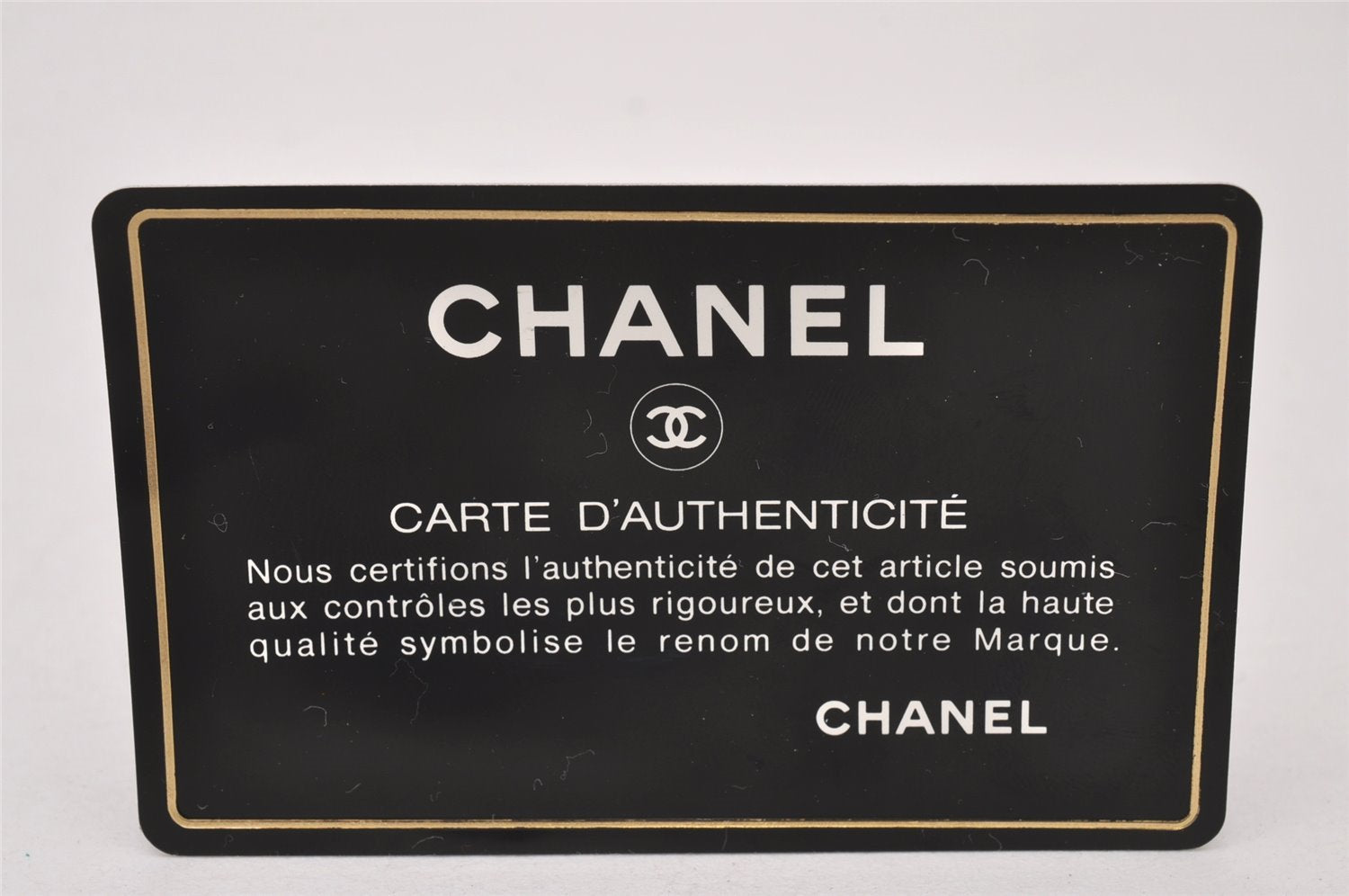 Authentic CHANEL Caviar Skin CoCo Mark Notebook Cover Purse Black Box 7893I