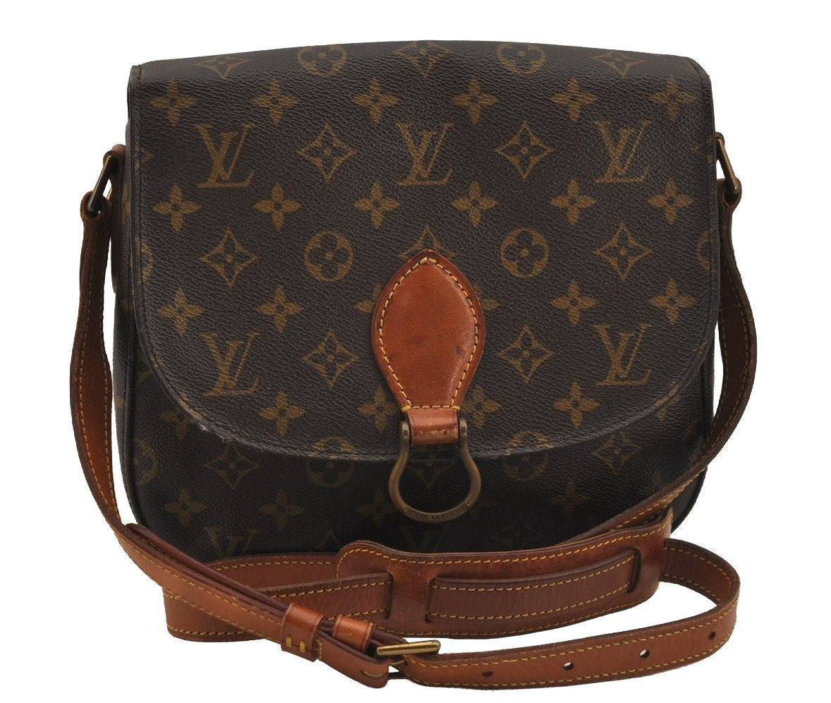 Authentic Louis Vuitton Monogram Saint Cloud GM M51242 Shoulder Cross Bag 7893J