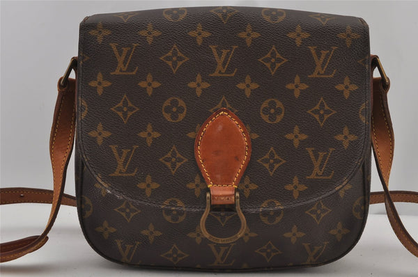 Authentic Louis Vuitton Monogram Saint Cloud GM M51242 Shoulder Cross Bag 7893J