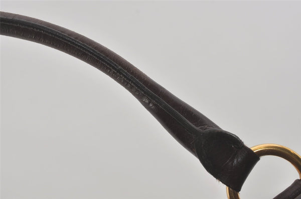 Authentic PRADA Vintage Leather Hand Tote Bag Brown 7894I