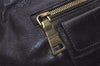 Authentic PRADA Vintage Leather Hand Tote Bag Brown 7894I
