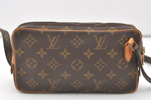 Auth Louis Vuitton Monogram Marly Bandouliere Shoulder Bag M51828 Junk 7895J