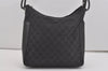 Authentic GUCCI Vintage Shoulder Hand Bag GG Canvas Leather 0013766 Black 7897I