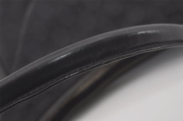 Authentic GUCCI Vintage Shoulder Hand Bag GG Canvas Leather 0013766 Black 7897I