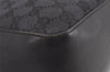 Authentic GUCCI Vintage Shoulder Hand Bag GG Canvas Leather 0013766 Black 7897I