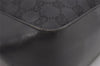 Authentic GUCCI Vintage Shoulder Hand Bag GG Canvas Leather 0013766 Black 7897I
