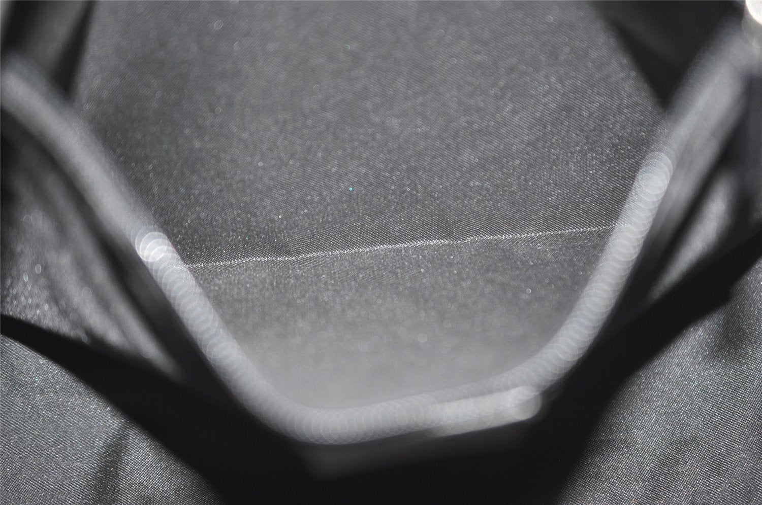 Authentic GUCCI Vintage Shoulder Hand Bag GG Canvas Leather 0013766 Black 7897I