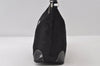 Authentic PRADA Vintage Nylon Tessuto Leather Shoulder Hand Bag Black 7898I