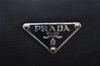 Authentic PRADA Vintage Nylon Tessuto Leather Shoulder Hand Bag Black 7898I