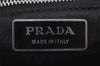 Authentic PRADA Vintage Nylon Tessuto Leather Shoulder Hand Bag Black 7898I