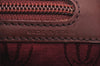 Authentic Cartier Must de Cartier Leather Shoulder Cross Bag Bordeaux Red 7898J