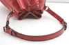 Authentic Louis Vuitton Epi Noe Shoulder Drawstring Bag Red M44007 LV 7900J