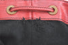 Authentic Louis Vuitton Epi Noe Shoulder Drawstring Bag Red M44007 LV 7900J