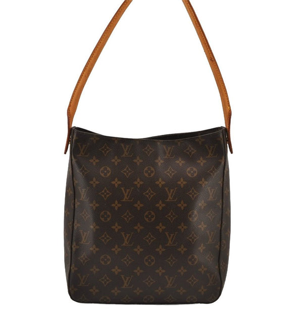 Authentic Louis Vuitton Monogram Looping GM Shoulder Bag M51145 LV 7901J