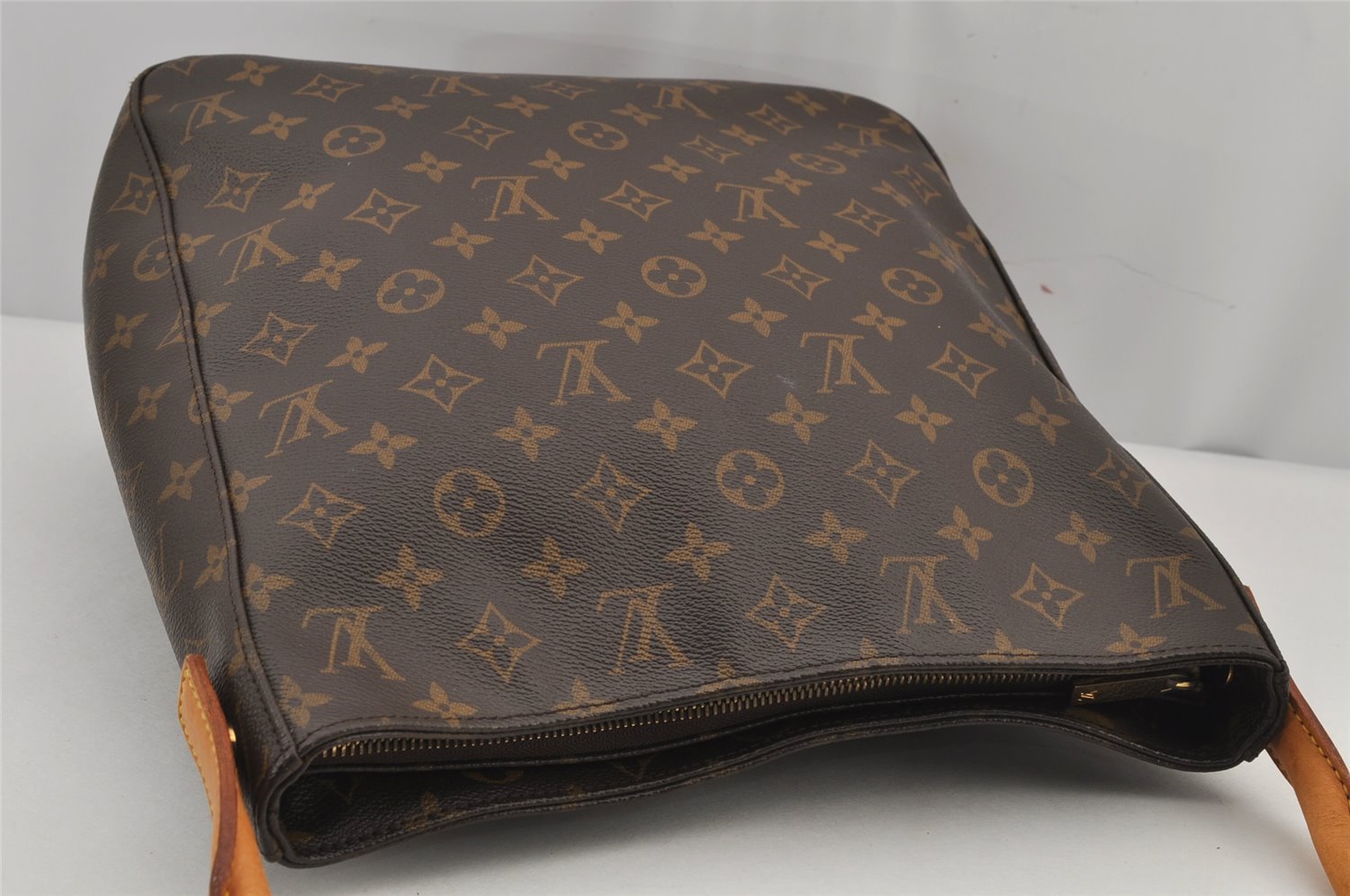 Authentic Louis Vuitton Monogram Looping GM Shoulder Bag M51145 LV 7901J