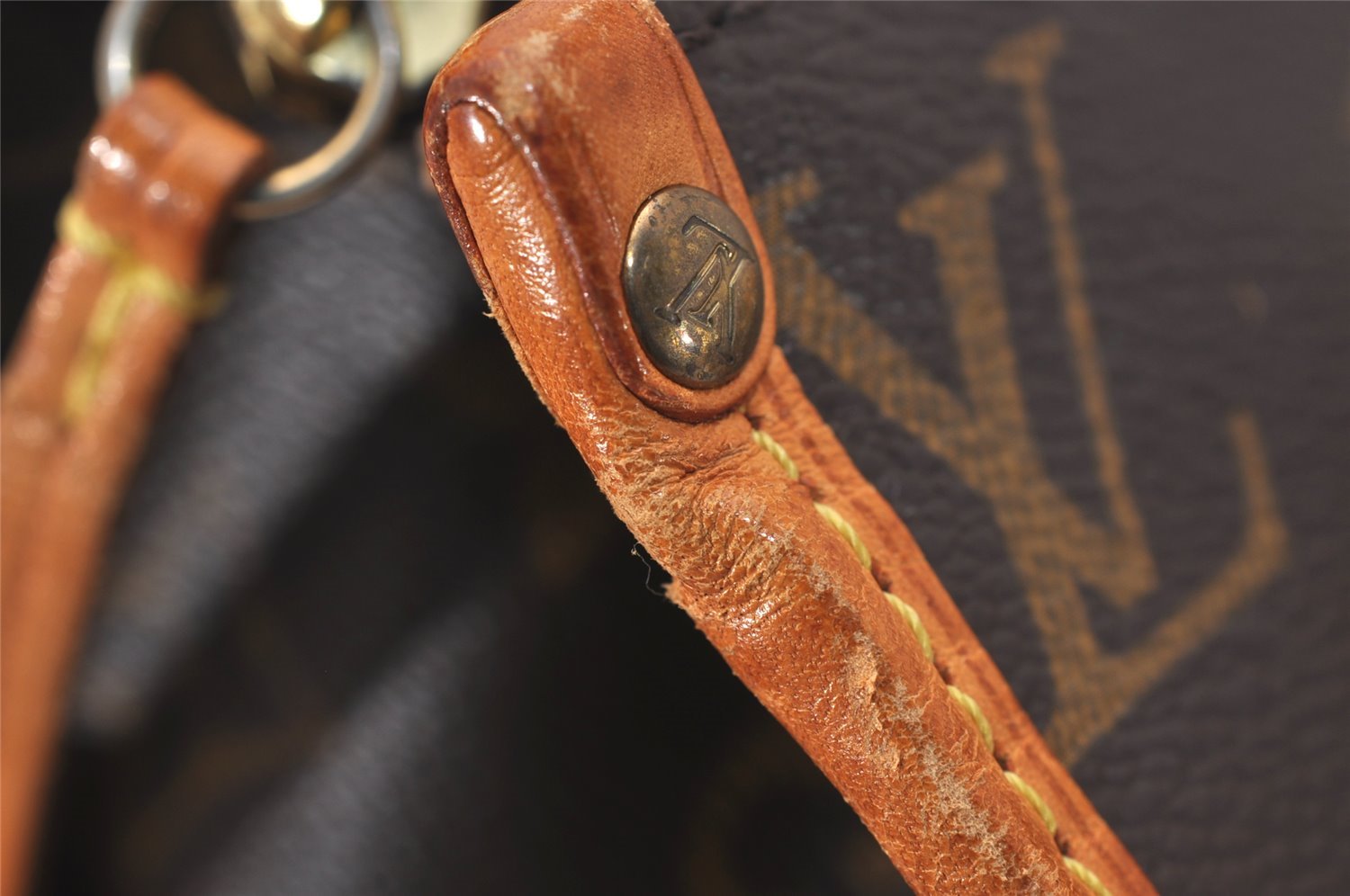 Authentic Louis Vuitton Monogram Popincourt Haut Shoulder Bag M40007 LV 7902J