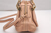 Authentic Chloe Paraty Small 2Way Shoulder Hand Bag Purse Leather Pink 7903I