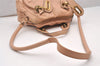 Authentic Chloe Paraty Small 2Way Shoulder Hand Bag Purse Leather Pink 7903I