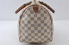 Authentic Louis Vuitton Damier Azur Speedy30 Hand Boston Bag N41533 LV 7904I