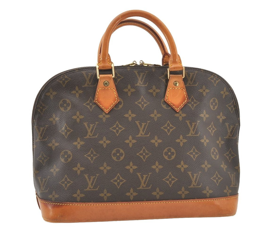 Authentic Louis Vuitton Monogram Alma Hand Bag Purse M51130 LV 7904J