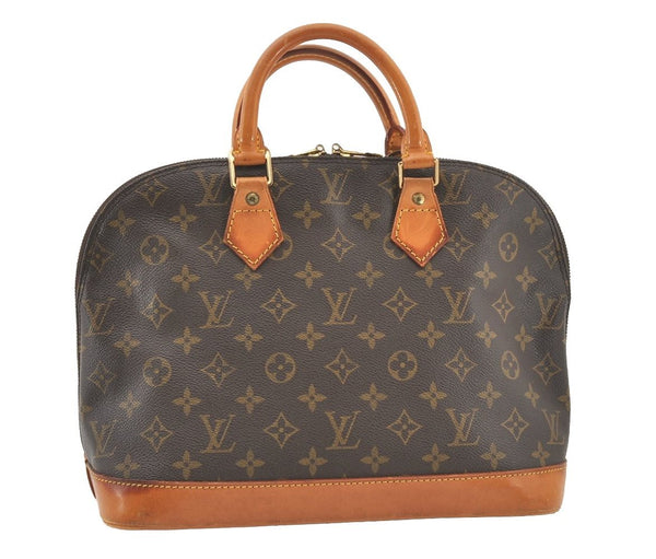 Authentic Louis Vuitton Monogram Alma Hand Bag Purse M51130 LV 7904J