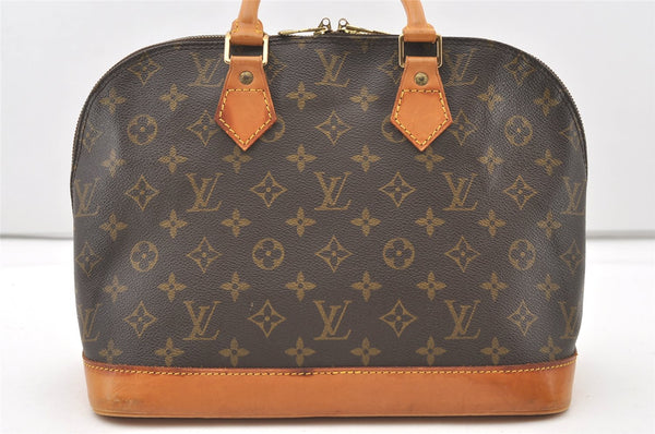Authentic Louis Vuitton Monogram Alma Hand Bag Purse M51130 LV 7904J