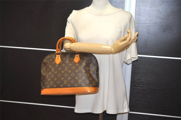 Authentic Louis Vuitton Monogram Alma Hand Bag Purse M51130 LV 7904J