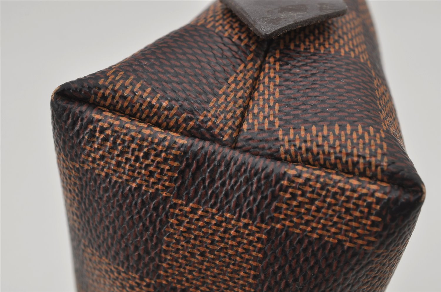 Authentic Louis Vuitton Damier Pochette Cosmetic PM Pouch N47516 LV 7905J